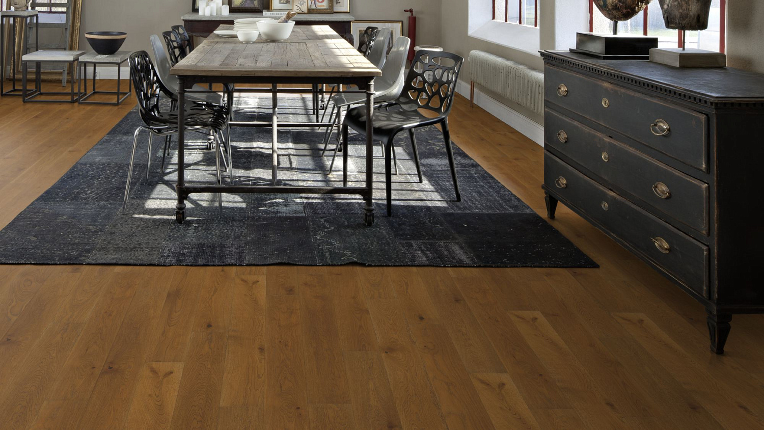 Паркетная доска Karelia ДУБ 4 STORY 138 BURNT SIENNA