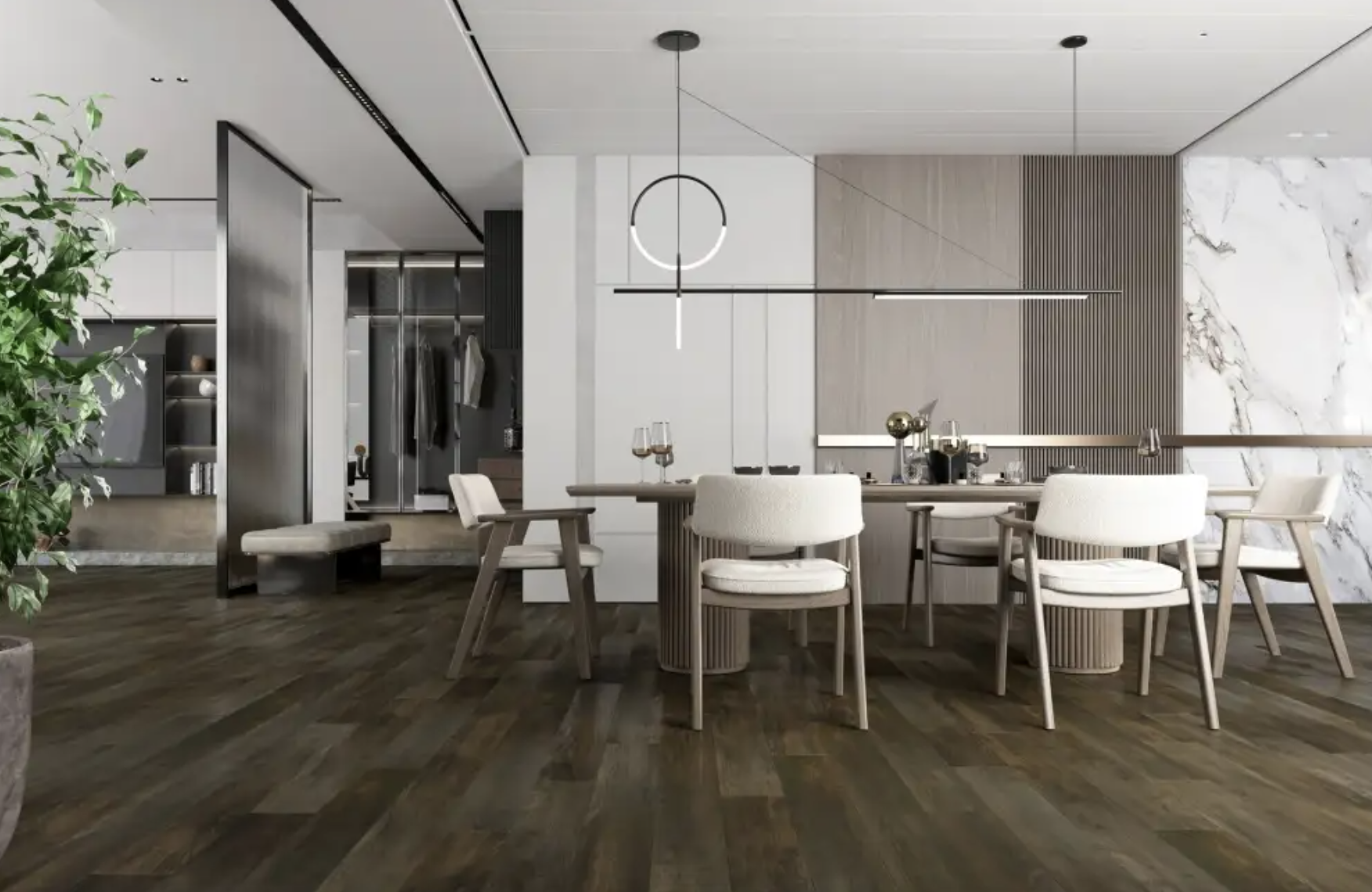 Кварцевый ламинат Fargo Comfort Орех Маньчжурский 2022-2