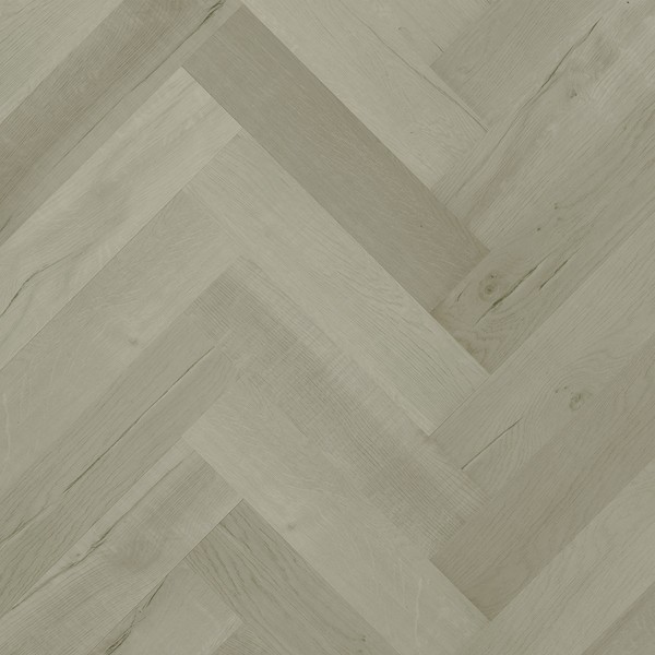 Кварцевый SPC ламинат Fargo Herringbone Дуб Лондонский Туман 44-81996-14