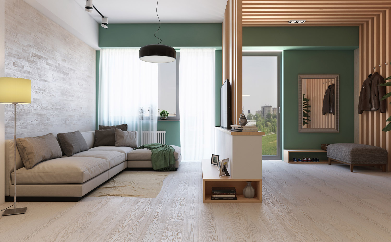 Паркетная доска Polarwood Ясень Premium 138 Dover Matt