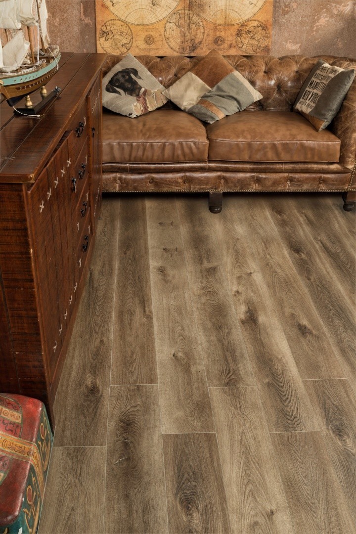 SPC Alpine Floor Premium XL Дуб коричневый ABA ECO 7-9 MC