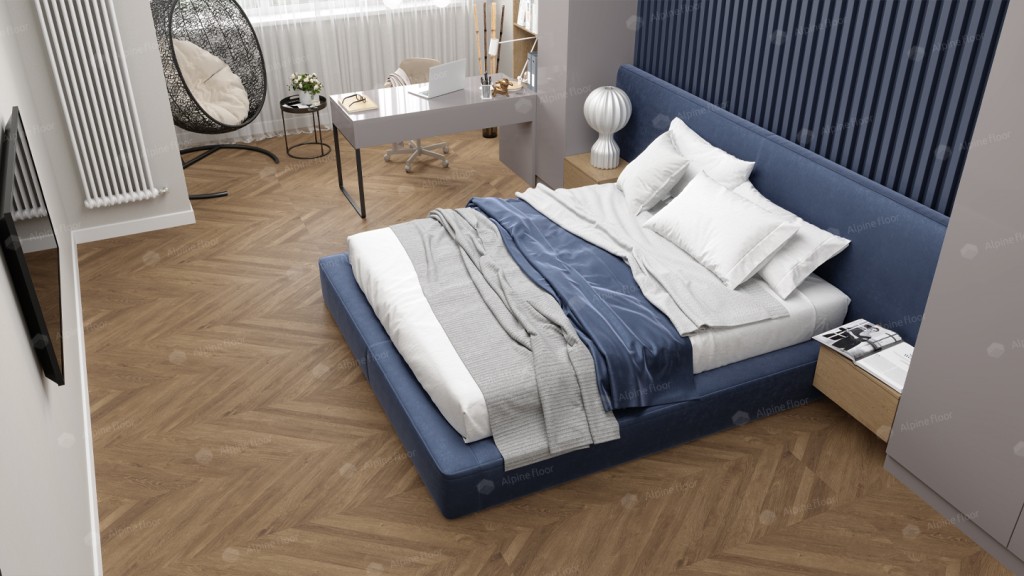 Кварцвиниловая плитка Alpine Floor ФРАНЦУЗСКАЯ ЕЛОЧКА ECO 3-25 Кварцвиниловая плитка Alpine Floor ФРАНЦУЗСКАЯ ЕЛОЧКА ECO 3-25