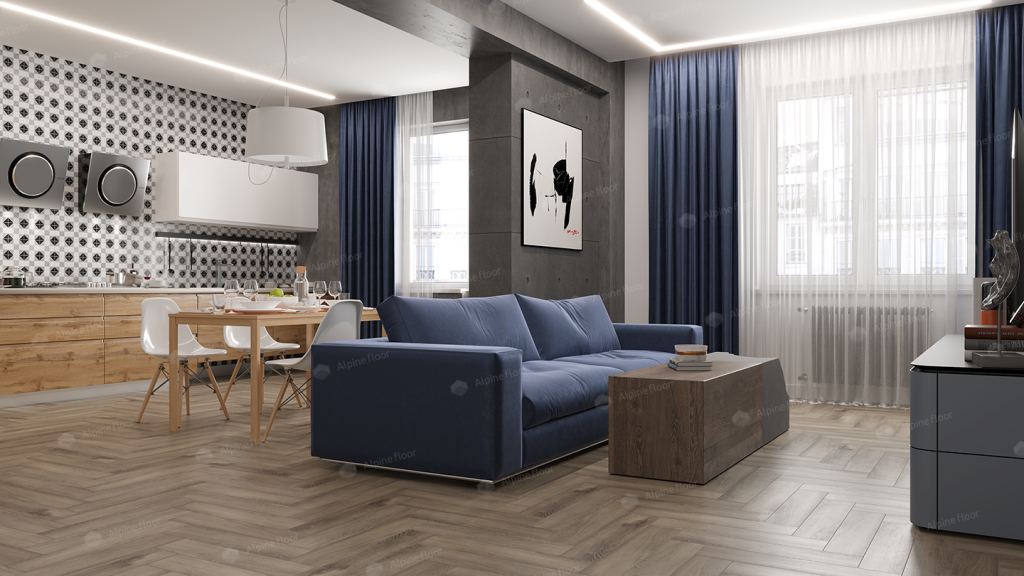 Кварцвиниловая плитка Alpine Floor Дуб Исида ECO 16-15 ECO-16-15 Кварцвиниловая плитка Alpine Floor Дуб Исида ECO 16-15 ECO-16-15