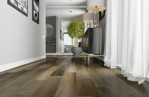 Кварцевый SPC ламинат Fargo Comfort 61W921 Дуб Прага