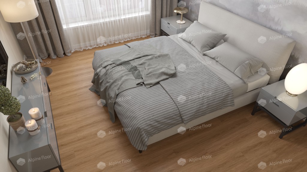 Кварцвиниловая плитка Alpine Floor ДУБ РЫЖИЙ ECO 3-21 Кварцвиниловая плитка Alpine Floor ДУБ РЫЖИЙ ECO 3-21