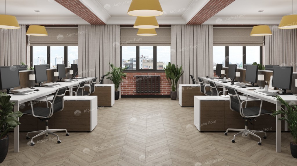 Кварцвиниловая плитка Alpine Floor Карите Шеврон Chevron ECO 20-11