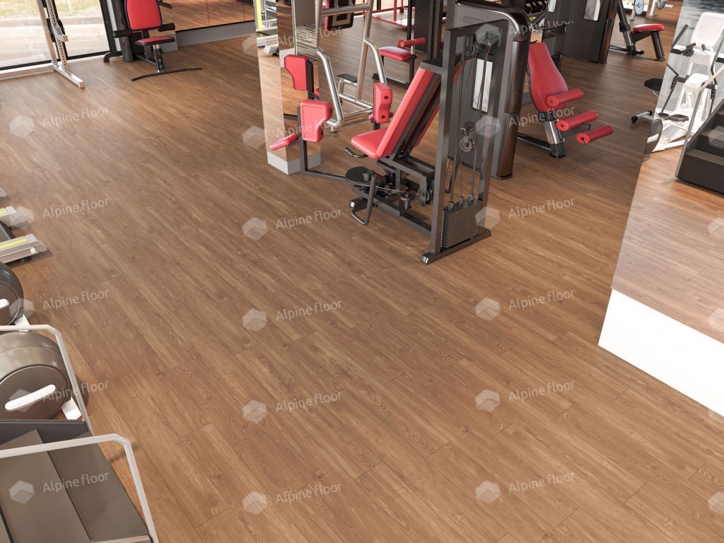 Кварцвиниловая плитка Alpine Floor Секвойя Темная ЕСО 6-12 LVT Кварцвиниловая плитка Alpine Floor Секвойя Темная ЕСО 6-12 LVT