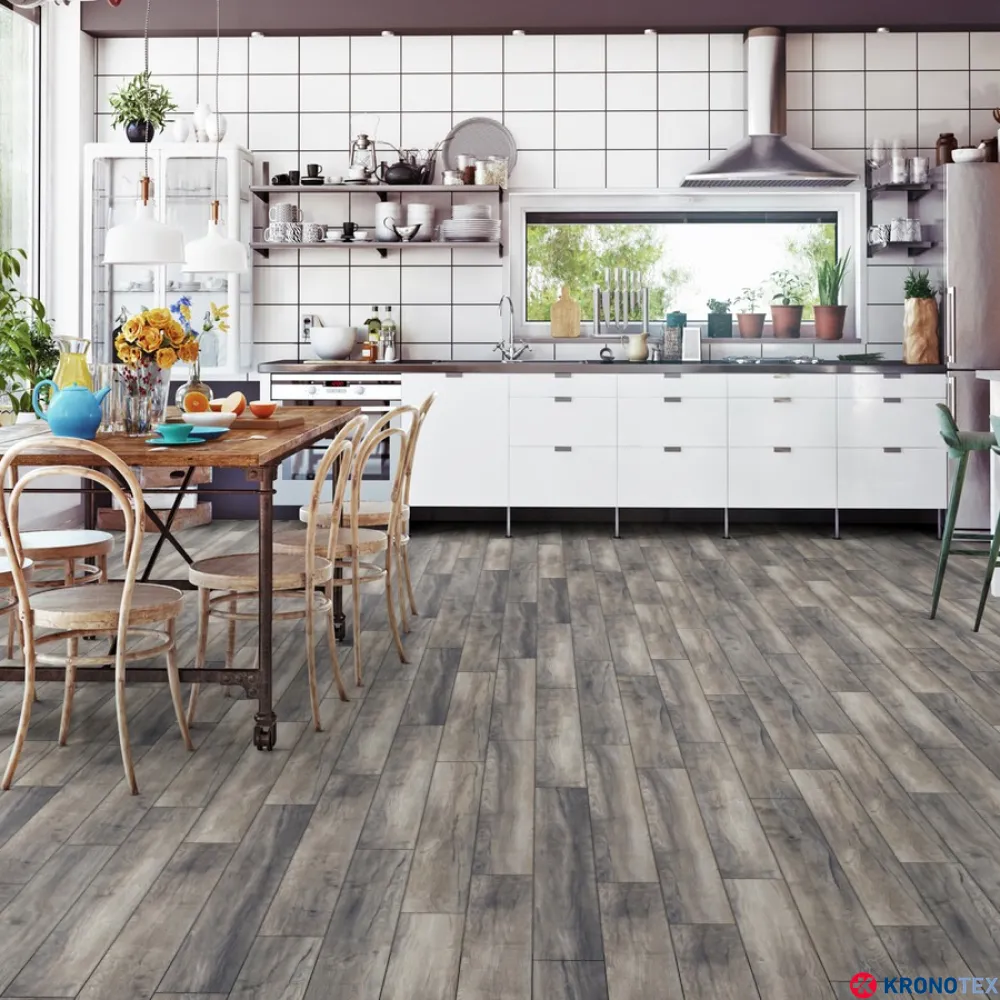 Ламинат Kronotex Exquisit Plus Дуб Портовый Серый D3572