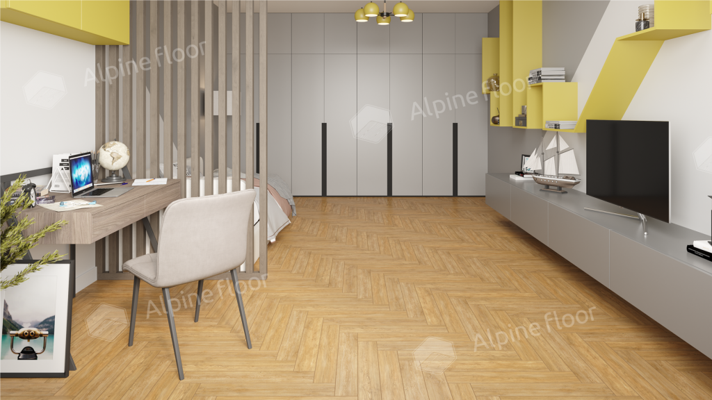 Ламинат Alpine Floor Herringbone 12 Pro Дуб Тулуза LF106-04