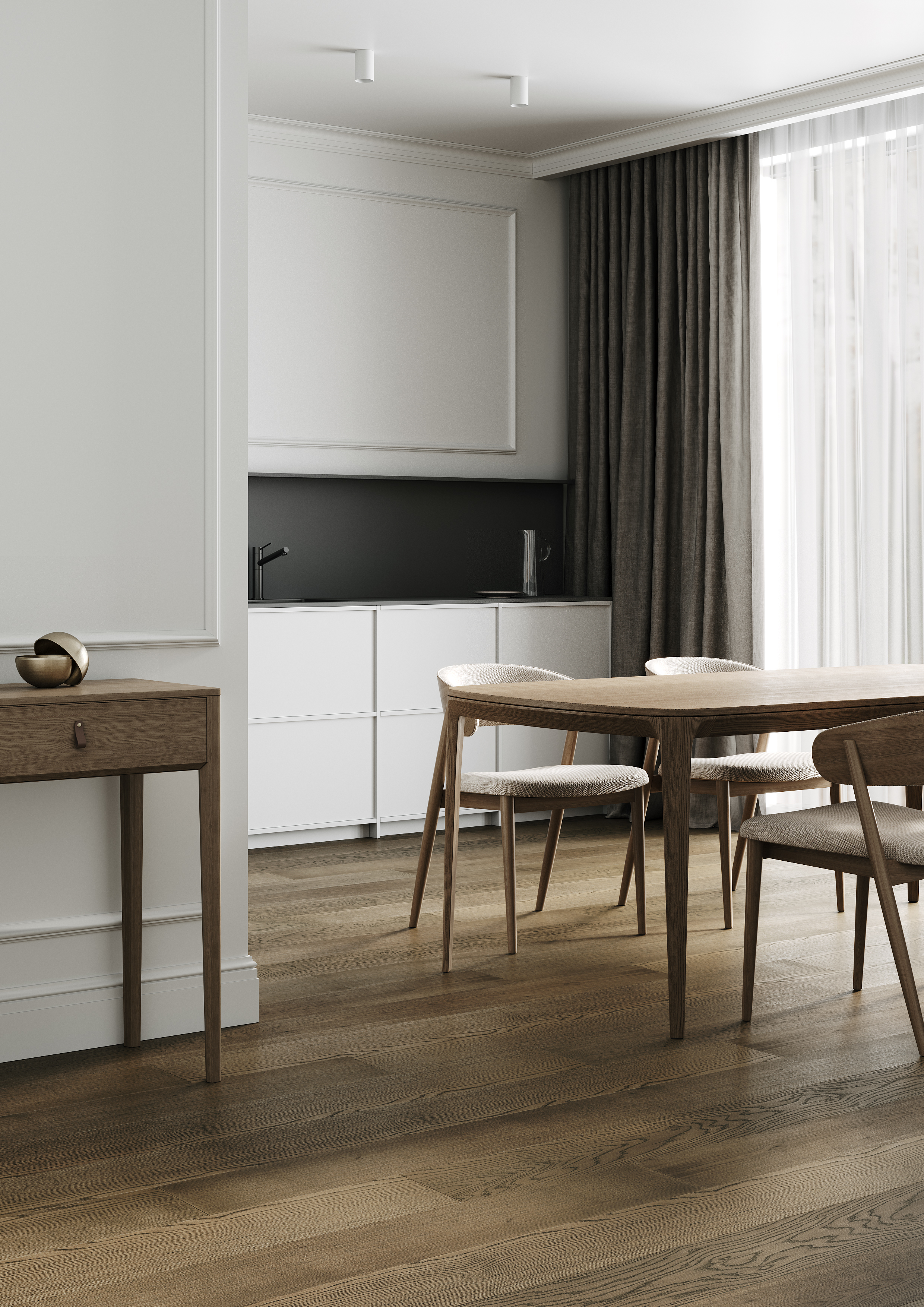 Кварцевый паркет Quartz Parquet Престиж 1258-04 Дуб Амбарный