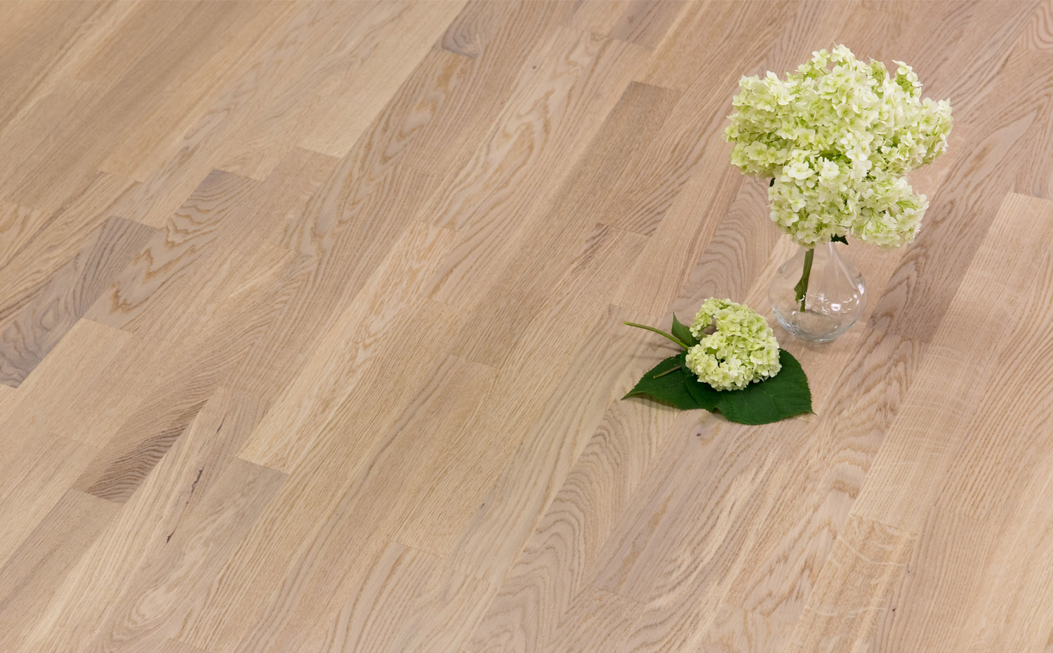 Паркетная доска Polarwood Дуб Living White Matt