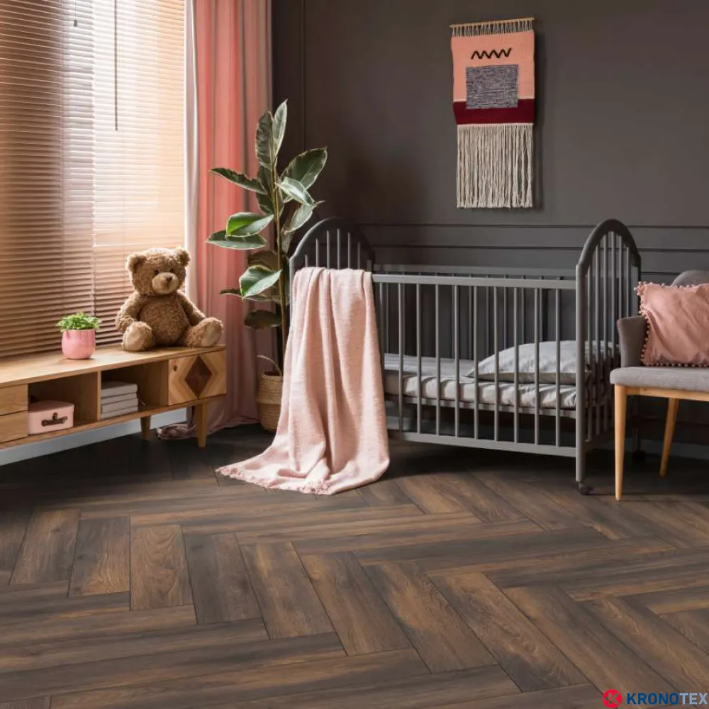 Ламинат Kronotex Herringbone 10 Дуб Эльба D6008