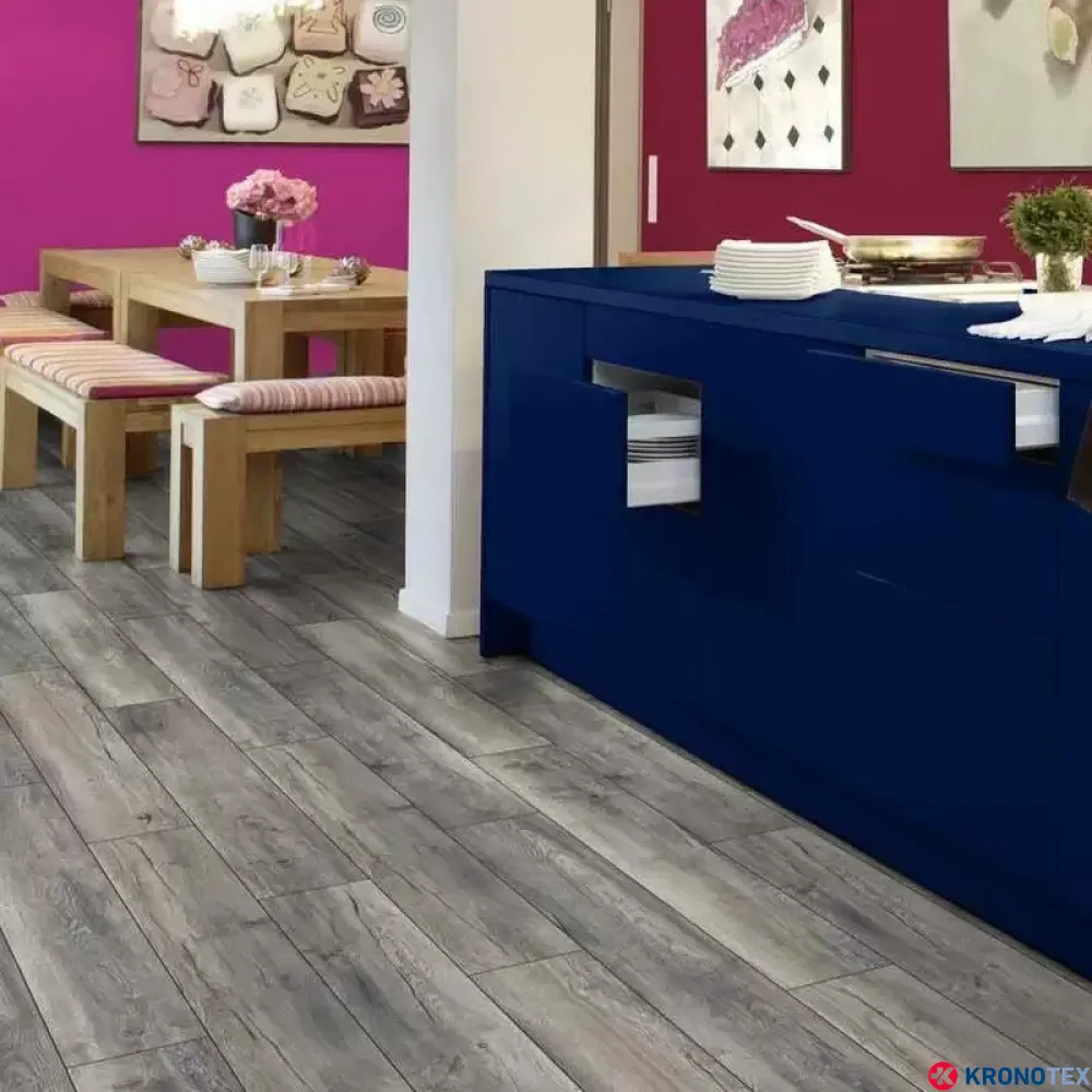 Ламинат Kronotex Aqua Amazone Дуб Портовый Серый D3572