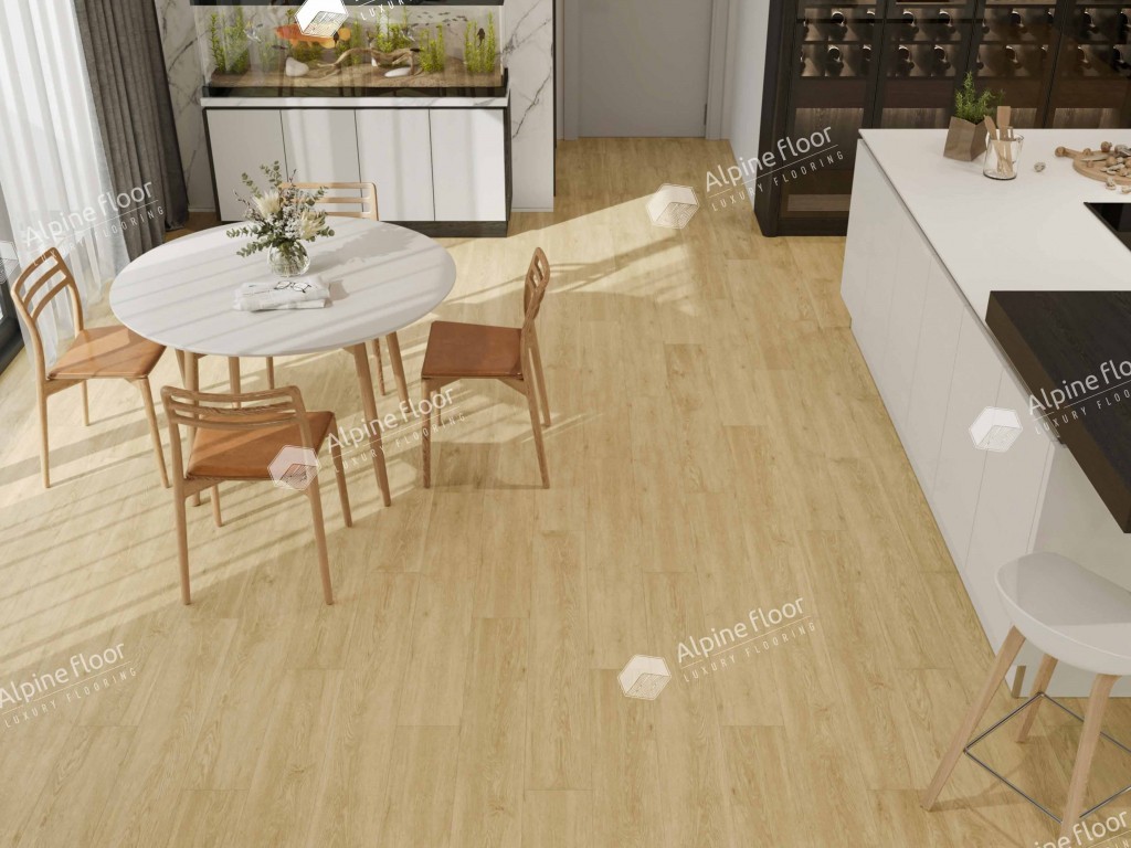 Кварцвиниловая плитка Alpine Floor ДУБ КРЕМОВЫЙ ECO 3-23