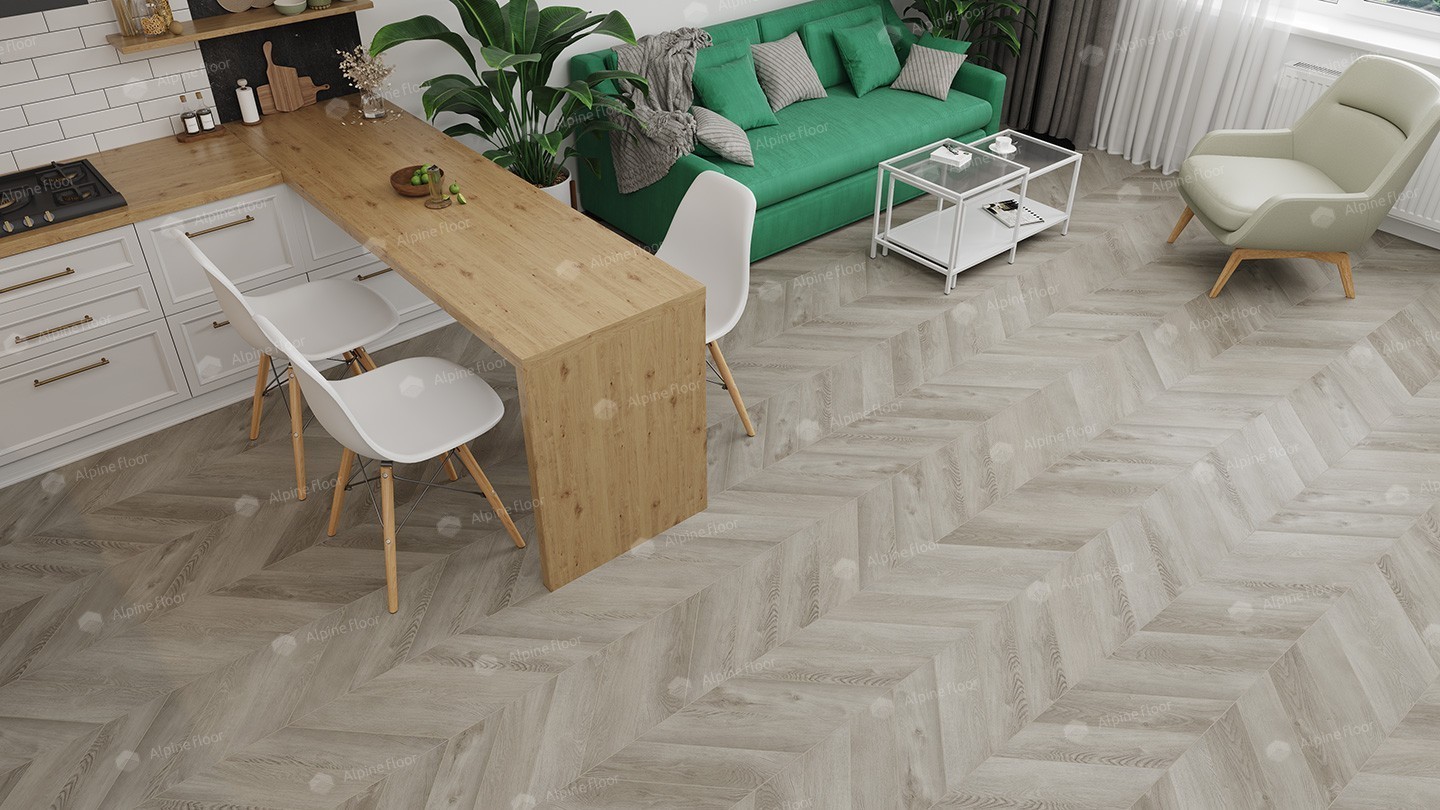 SPC Alpine Floor Chevron Alpine ДУБ ФАНТАЗИЯ ECO 18-1 MC