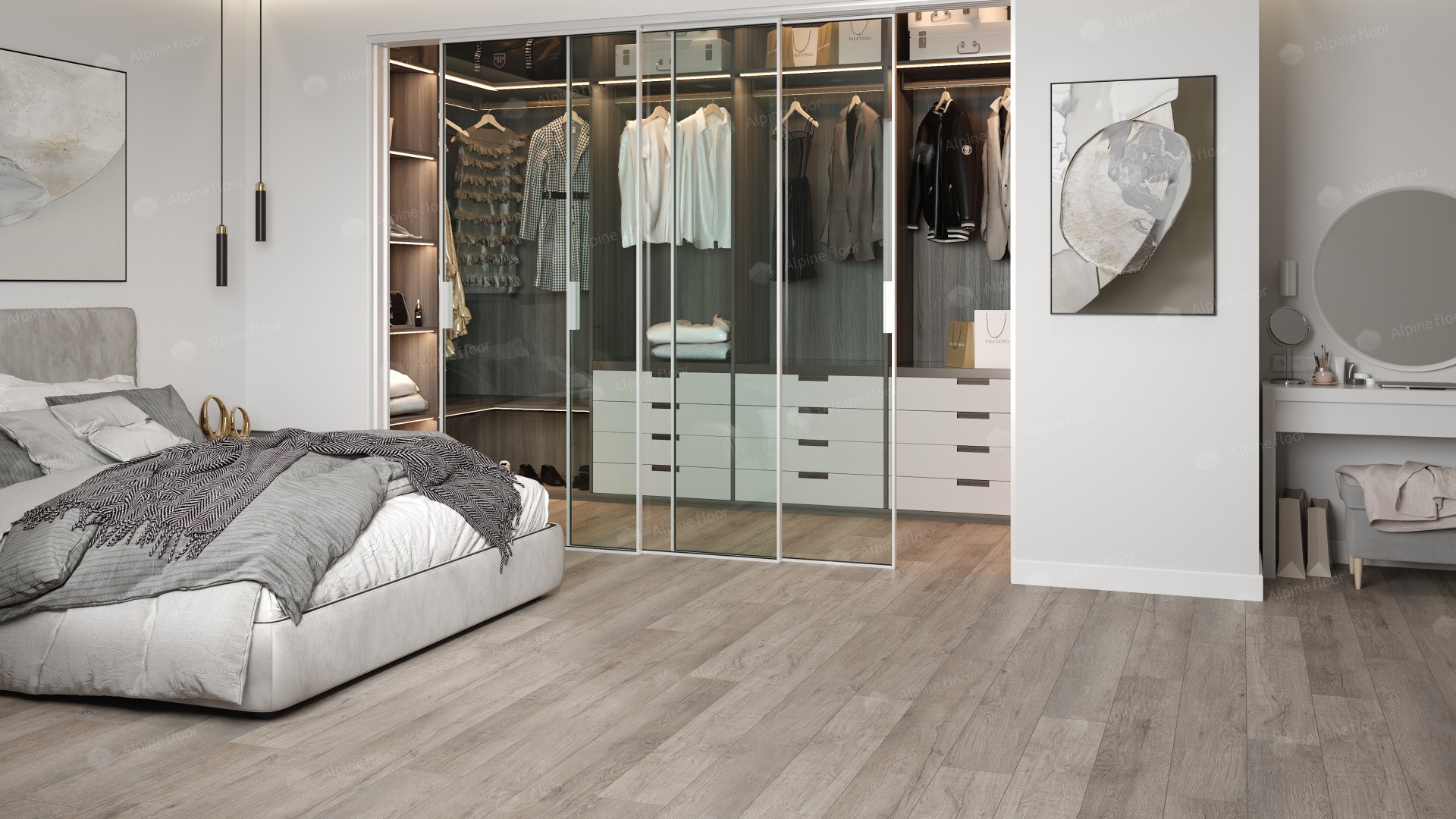 SPC Alpine Floor Premium XL Дуб состаренный ABA ECO 7-15 MC