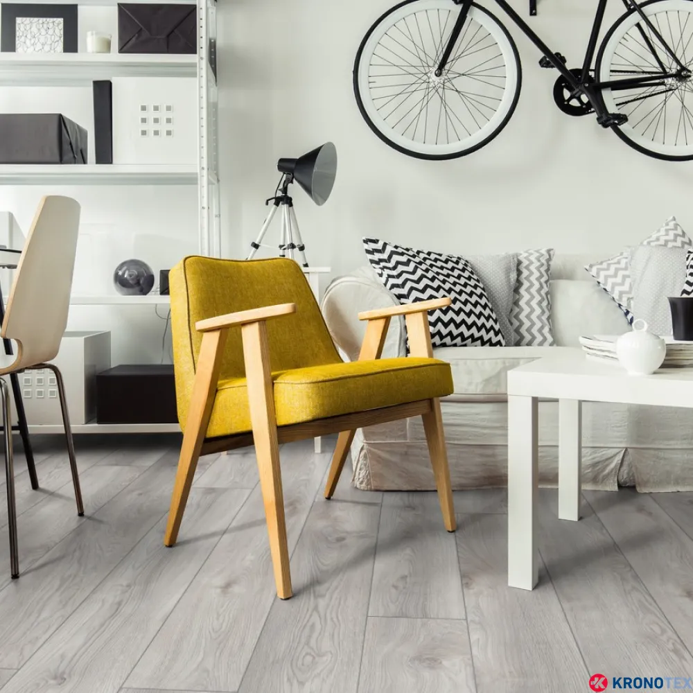 Ламинат Kronotex Mammut Дуб Макро Белый D4793