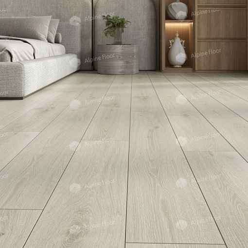 Кварцвиниловая плитка Alpine Floor ДУБ ПЕПЕЛЬНЫЙ ECO 5-16