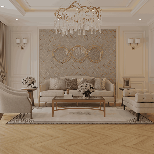 Ламинат Norland Elegant Herringbone Дуб Борео LF303-32 - 4