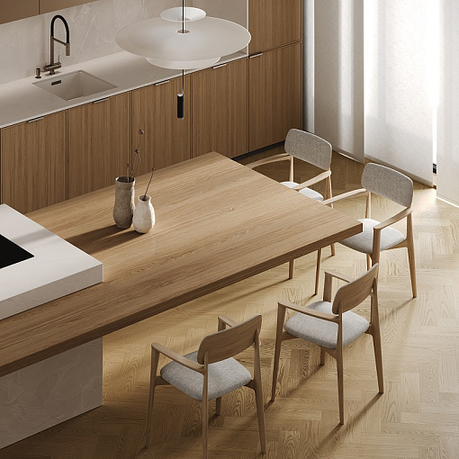 Кварцевый паркет Quartz Parquet Штучный паркет Дуб Шампань 44-414 - 1