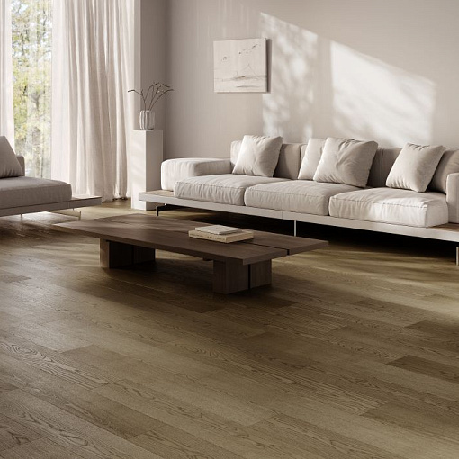 Кварцевый паркет Quartz Parquet Классик Дуб Муссон 1258-02 5/0,6 мм - 1
