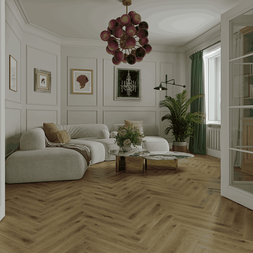 Ламинат Norland Elegant Herringbone Дуб Элла LF303-41 - 4