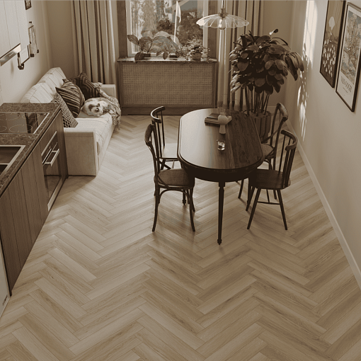 Ламинат Norland Elegant Herringbone Дуб Иония LF303-33 - 2