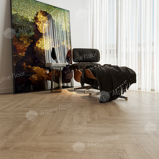 Ламинат Alpine Floor Herringbone Дуб Прованс LF102-7 - 3