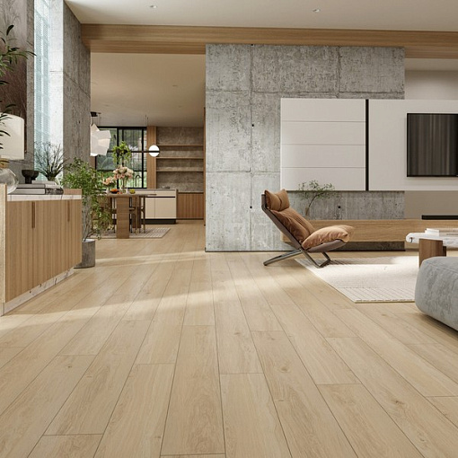 SPC ламинат Evofloor Home - Ash Light (Ясень Светлый) L-20275