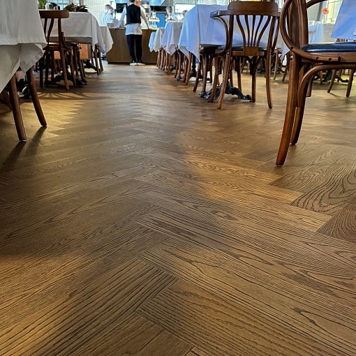 Кварцевый паркет Quartz Parquet Английская Ёлка Дуб Рустикальный 33-410 - 6