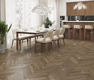 SPC Alpine Floor Chevron Alpine Дуб Насыщенный ECO 18-4 MC