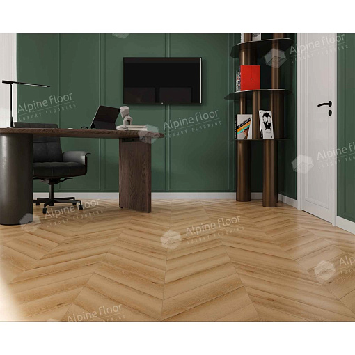 SPC Alpine Floor Chevron Alpine Дуб Самерсет ECO 18-19 MC - 1