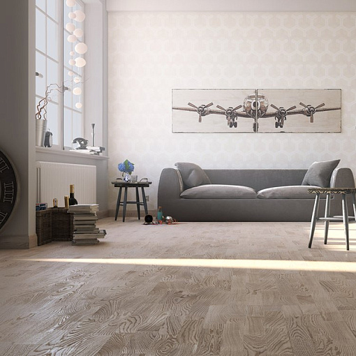 Паркетная доска Polarwood Дуб Tundra White Matt - 1