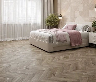 SPC Alpine Floor Chevron Alpine Дуб Натуральный Отбеленный ECO 18-3 MC