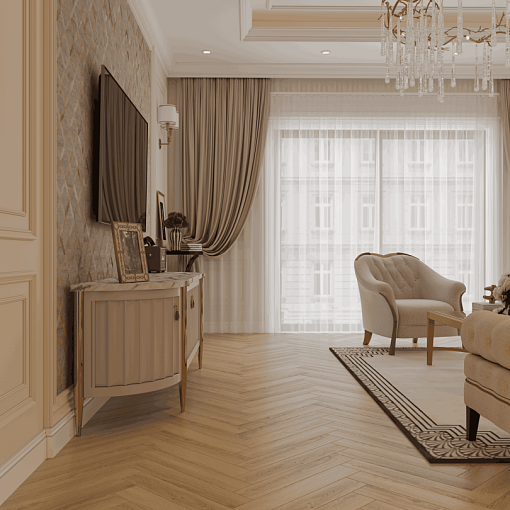 Ламинат Norland Elegant Strong Herringbone Дуб Борео LF304-32