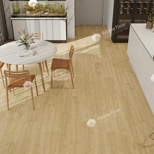 Кварцвиниловая плитка Alpine Floor ДУБ КРЕМОВЫЙ ECO 5-23 - 3