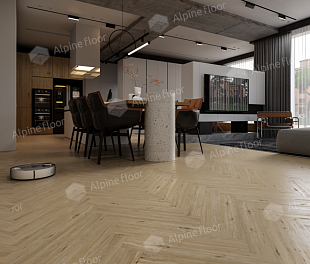 Ламинат Alpine Floor Herringbone 12 Pro Дуб Лион LF106-01