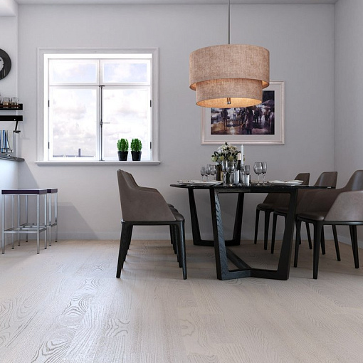 Паркетная доска Polarwood Ясень Ricotta Matt - 1
