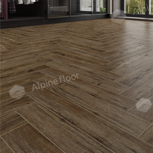 Ламинат Alpine Floor Herringbone 12 Pro Бордо LF106-10 - 2