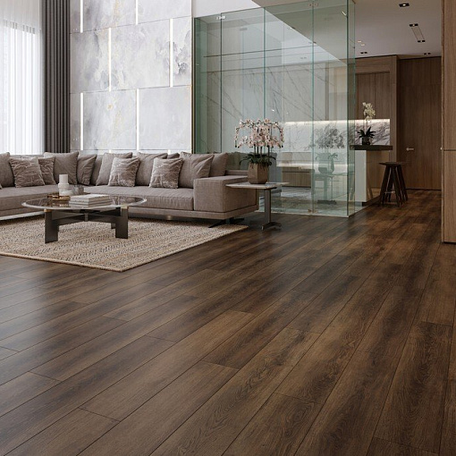 SPC ламинат Evofloor Home - Oak Сhocolate (Дуб Шоколадный) L-20242 - 1