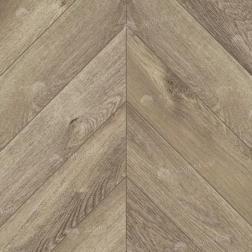 Кварцвиниловая плитка Alpine Floor Натуральный первозданный дуб отбеленный Шеврон Chevron ECO 20-3 - 4