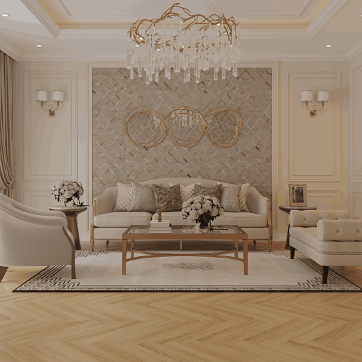 Ламинат Norland Elegant Herringbone Дуб Борео LF303-32