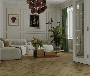 Ламинат Norland Elegant Strong Herringbone Дуб Элла LF304-41