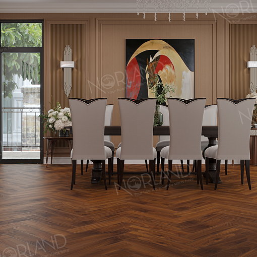 Ламинат Norland Elegant Herringbone Орех Кипр LF303-19 - 1