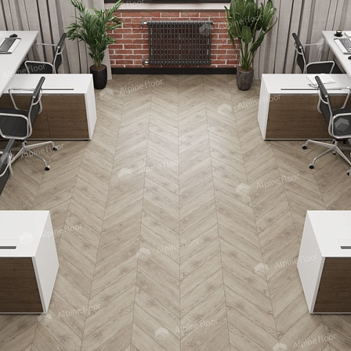 Кварцвиниловая плитка Alpine Floor Карите Шеврон Chevron ECO 20-11 - 2