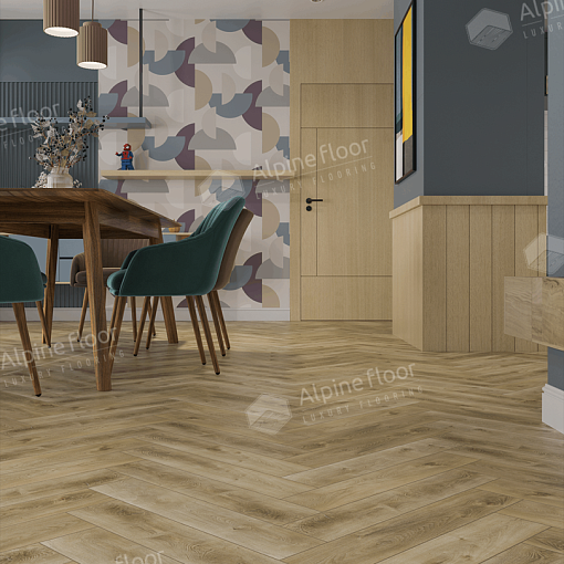 Кварцвиниловая плитка Alpine Floor Дуб Кастор ECO 16-34 ECO-16-34 - 2