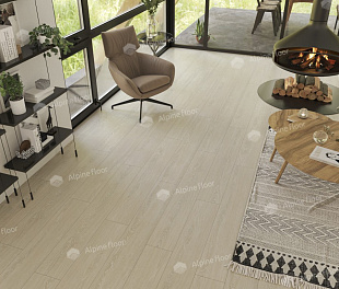Кварцвиниловая плитка Alpine Floor ДУБ СНЕЖНЫЙ ECO 3-14