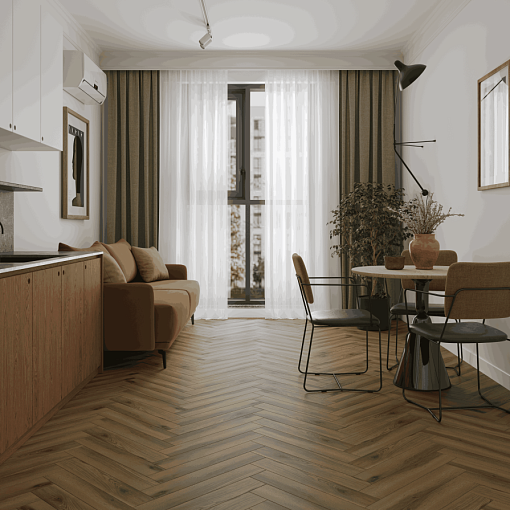Ламинат Norland Elegant Herringbone Дуб Лира LF303-40 - 4