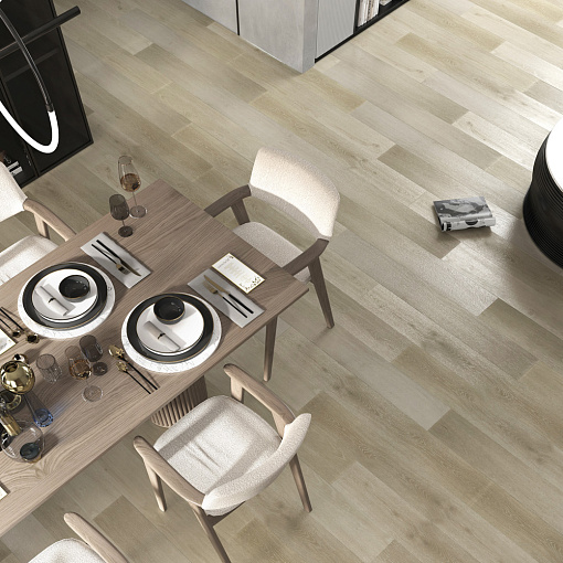 Кварцевый SPC ламинат Fargo Comfort 1166-02 Дуб Спелый Миндаль - 1