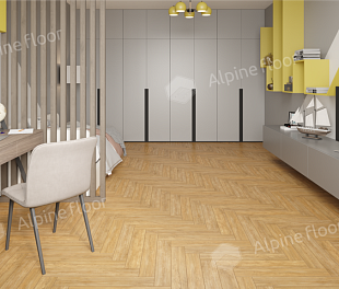 Ламинат Alpine Floor Herringbone 12 Pro Дуб Тулуза LF106-04
